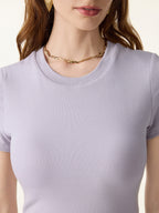 Back Smoothing Everyday Cotton Short Sleeve Mini Bra Dress