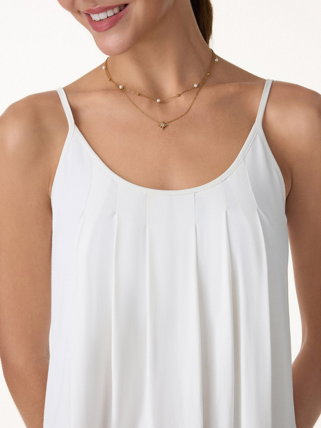 2Pcs Set Spaghetti Bra Tank & A-Line Shorts