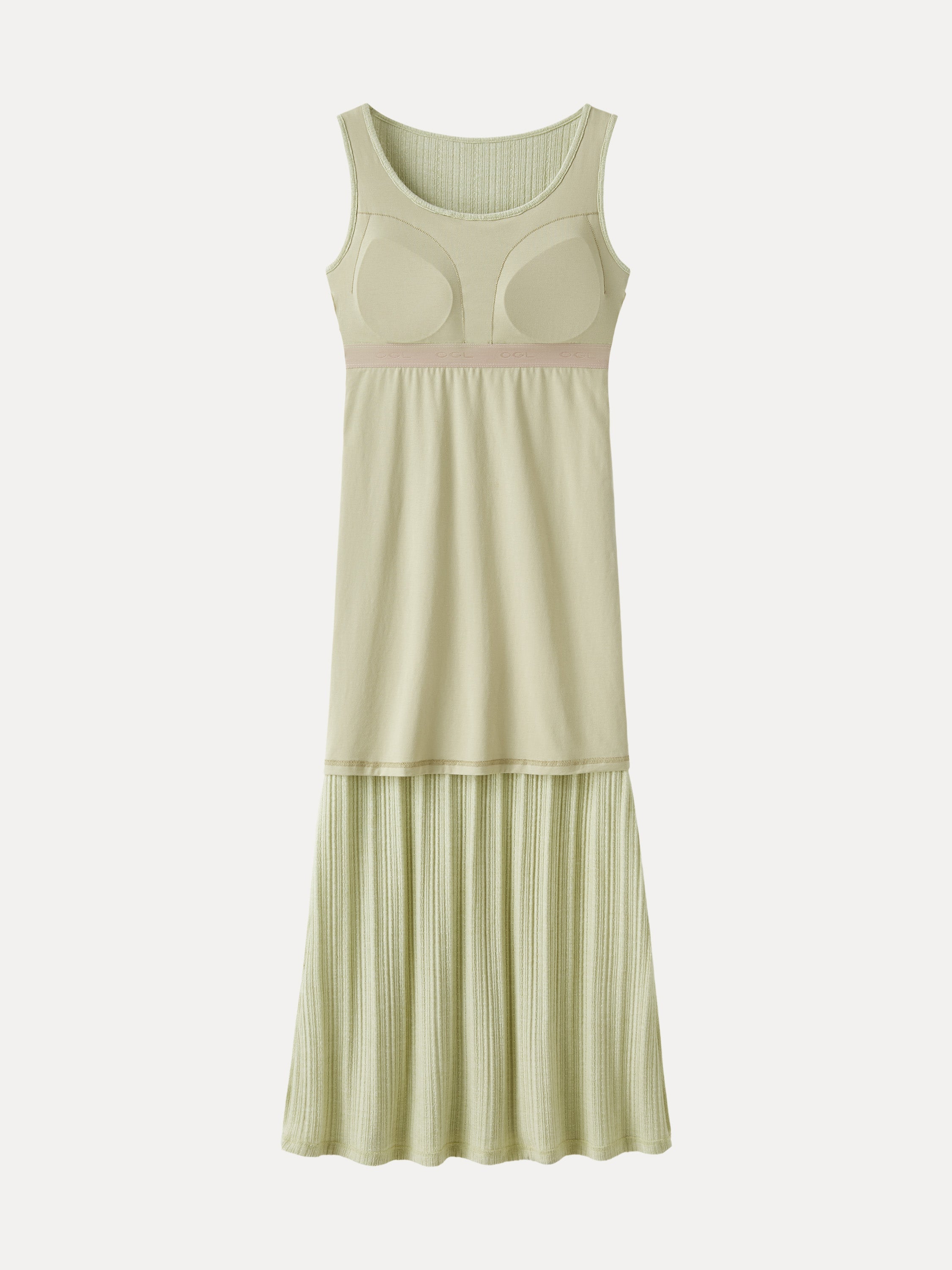 Pointelle U-Neck Maxi Bra Dress