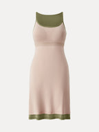 SkinKiss U-Neck Spaghetti Bra Dress
