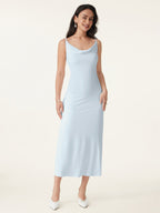 Effortless Vacay Cowl Neck Midi Bra Dress