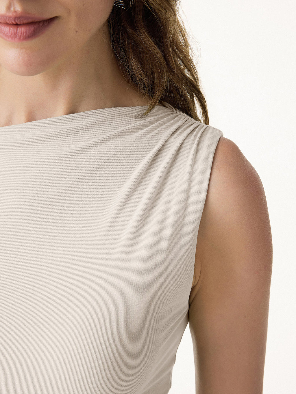 SkinKiss Asymmetrical Ruched Fit-and-Flare Mini Bra Dress