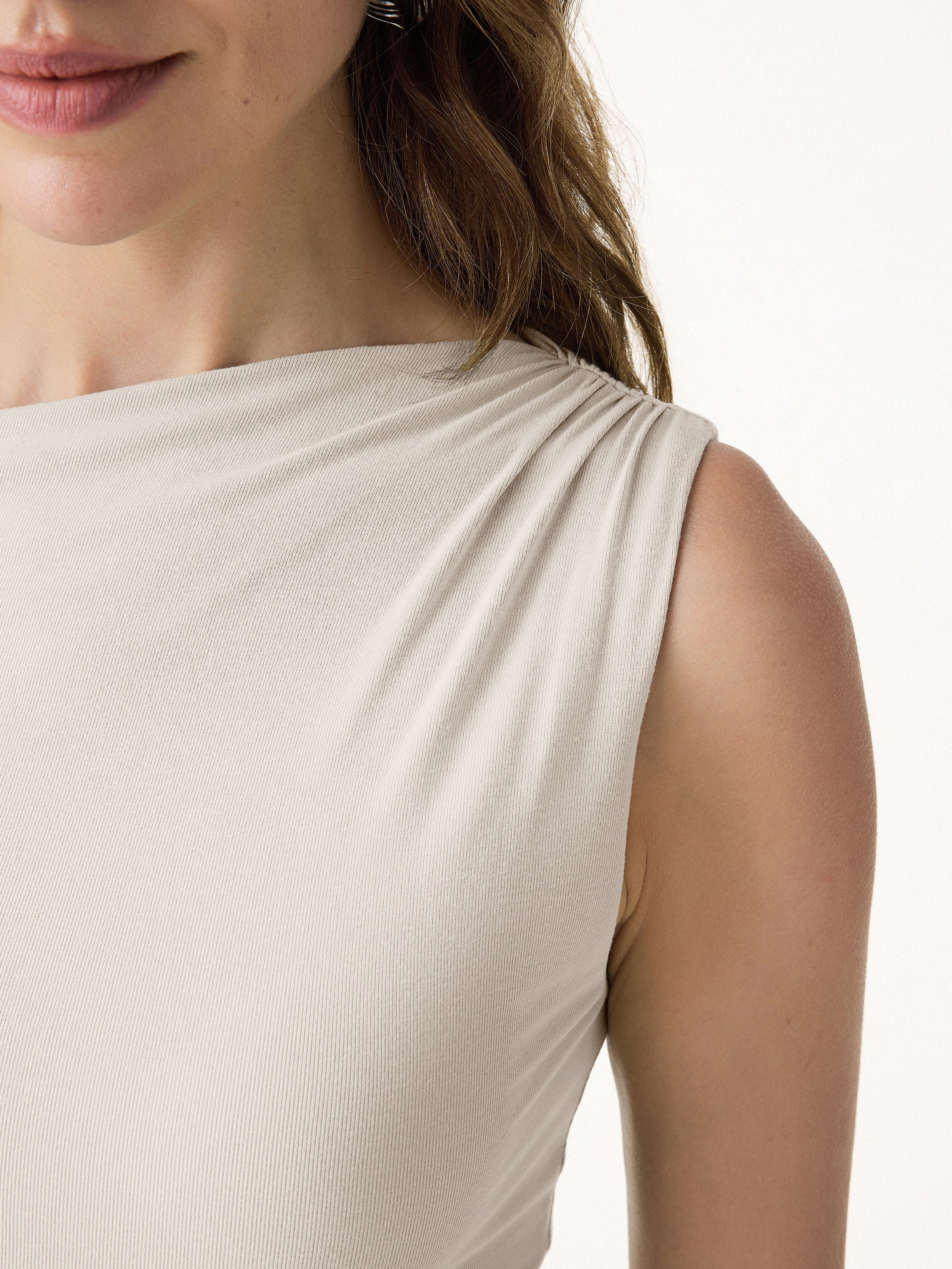 SkinKiss Asymmetrical Ruched Fit-and-Flare Mini Bra Dress
