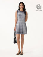 Striped Easy Mini Bra Dress