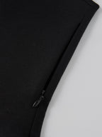 Stretch Ponte Square Neck Mini  A-Line Bra Dress with Pockets