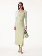 Pointelle U-Neck Maxi Bra Dress
