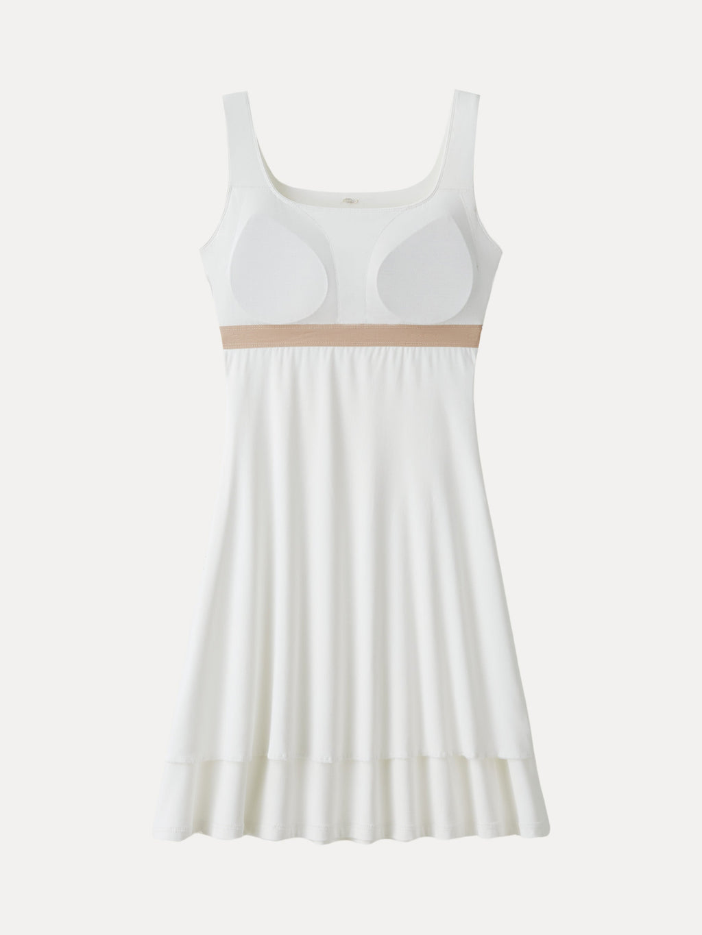 SkinKiss Cooling Square Neck Mini Bra Dress