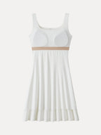 SkinKiss Cooling Square Neck Mini Bra Dress