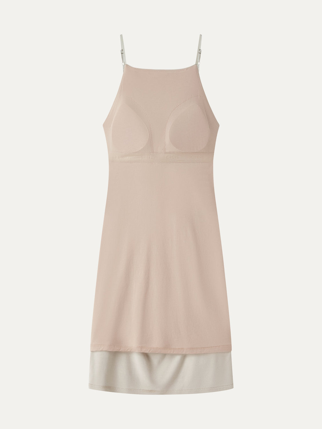 CoolTouch A-Line Rcuhed Mini Bra Dress