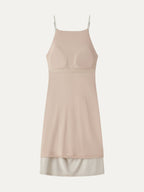 CoolTouch A-Line Rcuhed Mini Bra Dress
