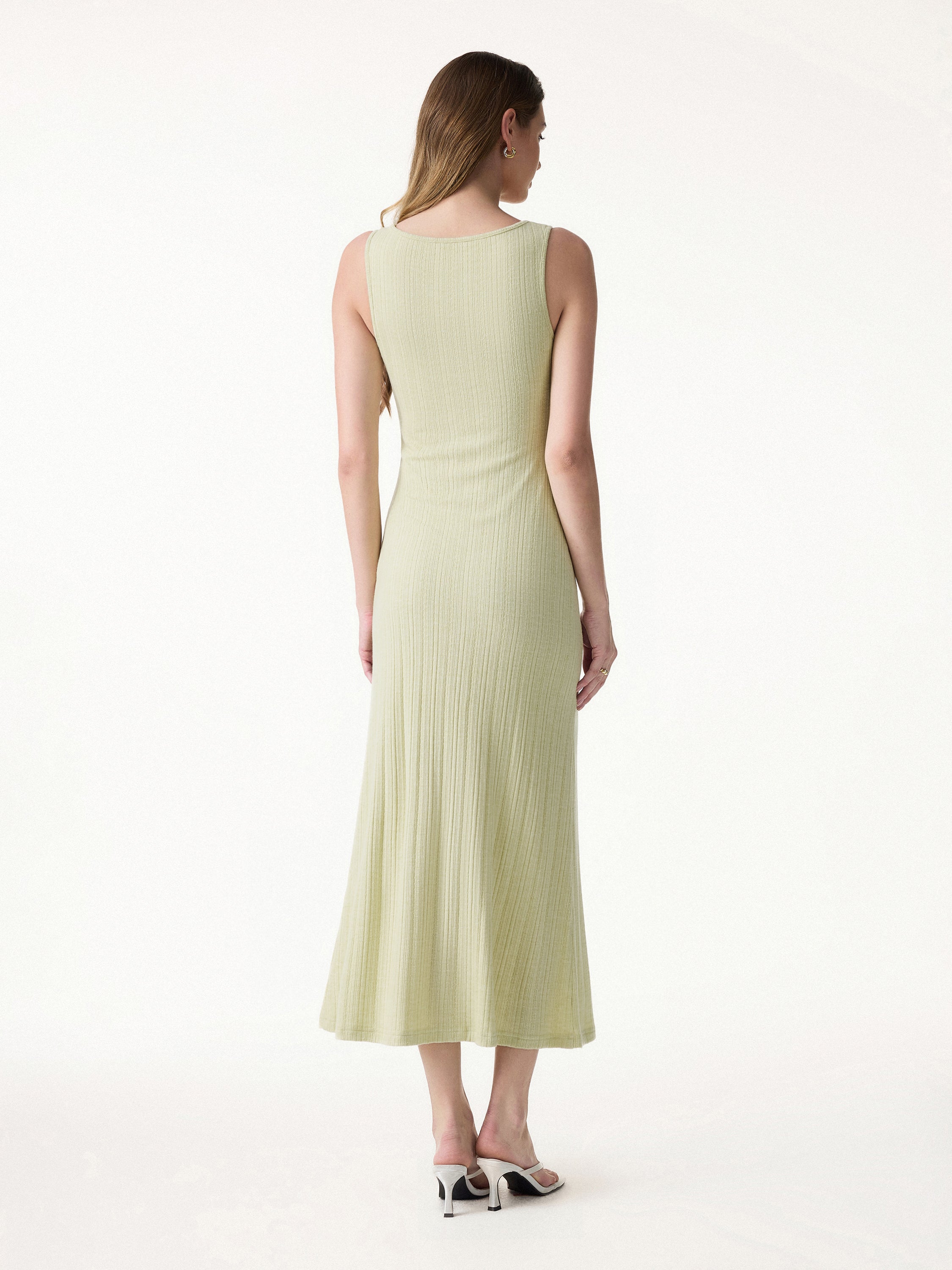 Pointelle U-Neck Maxi Bra Dress