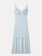 Effortless Vacay Cowl Neck Midi Bra Dress