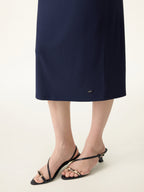 Back Smoothing Bandless Square Neck Midi Bra Dress