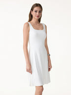 SkinKiss Cooling Square Neck Mini Bra Dress