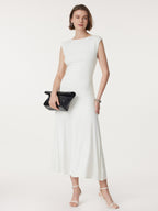 Breezy Cooling Side Ruched Maxi Dress