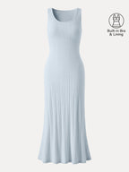 Pointelle U-Neck Maxi Bra Dress