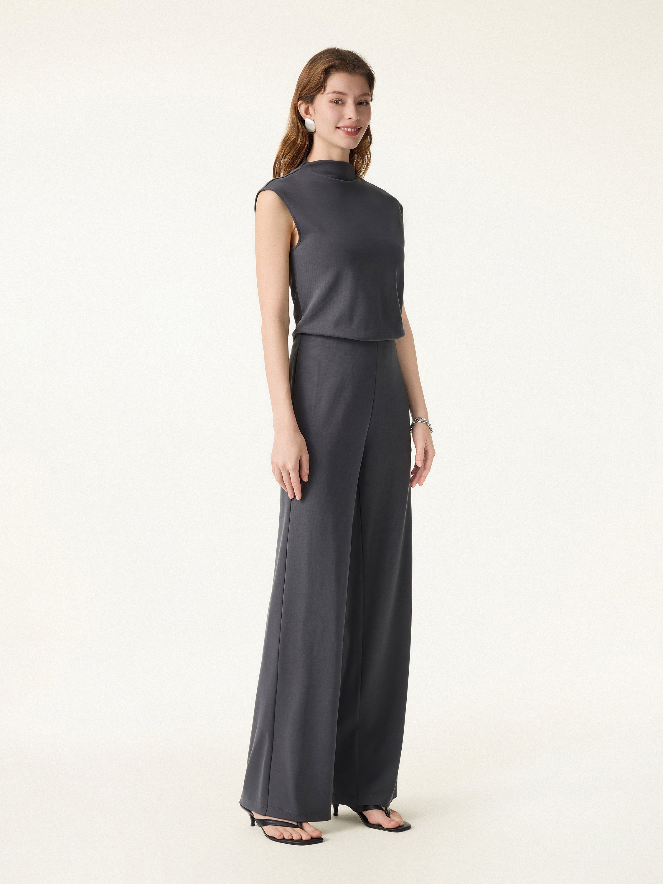 Travel-Friendly Easy-to-Take-Off Jumpsuit