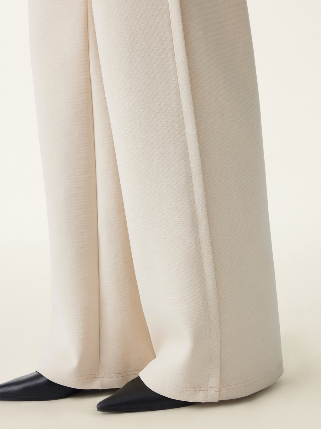 2Pcs Set Tucked Angled Tank & Mid Rise Wide Leg Trousers