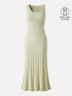 Pointelle U-Neck Maxi Bra Dress