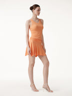 2Pcs Set CoolTouch Spaghetti Brami & Playful Mini SkIrt